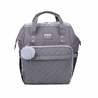 Mochila Pañalera Open Gris