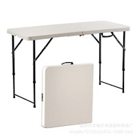 Mesa Plegable De 1.80 M Just Home Collection 109622 Smac Color Blanco