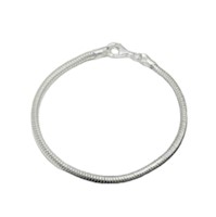 Pulsera Cola de Raton Plata 925 - 18 cm