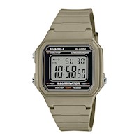 Reloj CASIO W-217H-5A Resina Hombre Beige