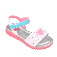 Sandalia casual para niña 123186 BRANCO/ROSA