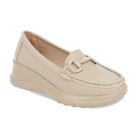 MOCASIN MUJER STHEF TAUPE 8121