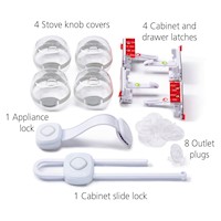 SET DE SEGURIDAD COCINA (18 PCS)