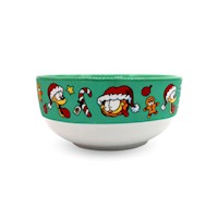 Bowl de Cerámica Garfield - Colección Navideña