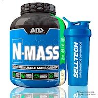 Ganador de Peso Ans N Mass 6 lb Vainilla + Shaker