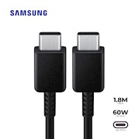 Cable Samsung Carga y Datos SRapida USBC-USBC 3a18m max 60w Negro