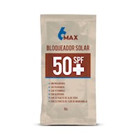 Bloqueador Solar SPF 50 en Sachet de 10gr 6MAX