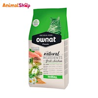 Alimento Gato Ownat Classic Hairball 4Kg