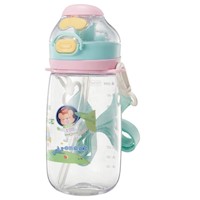 Tomatodo para Niños con Sorbete Antiderrame y Correa 550 ml rosado