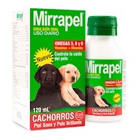 Jarabe Control Caída del Pelo Mirrapel para Cachorros 120ml