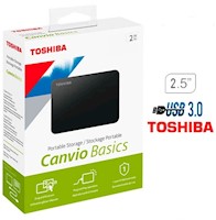 Disco Duro Externo Toshiba Canvio Basic 2TB USB 3-0 2-5 Negro