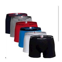 Boston Pack X6 Boxer Corto Multicolor - Caballero