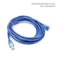 Cable Extension USB 2.0 Macho A Hembra - 10 Metros, Azul