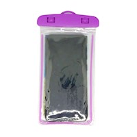 Funda Bolsa Protectora De Agua Para Celular Morado