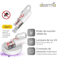 Aspiradora Anti-Ácaros y de Mano CM1300 - 2 en 1 Luz UV