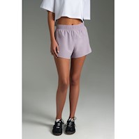 Short Deportivo Dry Fit para Mujer Cool Gray