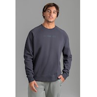 Polera Casual Raglan para Hombre Dark Grey