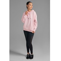 Polera Casual Regular con Capucha para Mujer Rose