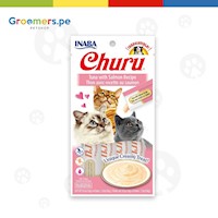 CHURU - Snack Húmedo para gatos sabor a atún con salmón