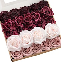 Juego de flores de caja combinadas florales 25 unidades