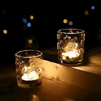 brillantes para decoración de mesa de centro de mesa, velas.