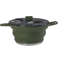 Olla Silicona Plegable 2,4L - Camping Militar