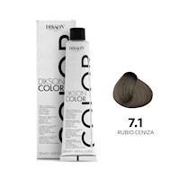 TINTE PARA CABELLO COLOR RUBIO CENIZA 7.1 DIKSON PROFESSIONAL