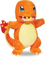 Peluche Pokémon Flame Charmander: interactivo, luces y sonidos de fuego.