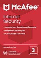 McAfee Internet Security 3 Dispositivo (Código Digital)