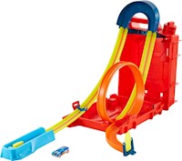 HOT WHEELS TRACK BUILDER UNLIMITED PLAYSET FUEL CAN STUNT BOX  14 COMPONENTE