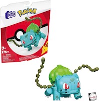 Pokémon Mega Construcción: Bulbasaur, 175 piezas, 1 personaje posable, 4" alto.