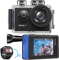 AKASO Brave 6 Plus Native 4K30FPS 20MP WiFi Action Camera with Touch Screen