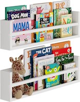 Biblioteca flotante para pared 8542011889 brightmaison