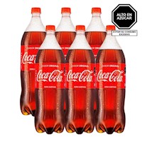 Gaseosa COCA COLA Botella 1.5L Paquete 6u