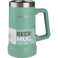 MUG CERVECERO FOREST ACERO INOX HALTEN - VERDE