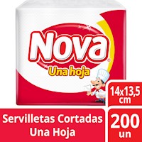 Servilleta Nova Cortada 200 un