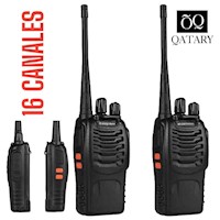 Kit Completo 2 Walkie Talkie Radio Transceptor 16Canales