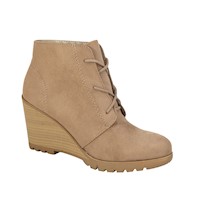 STHEF - Cuñas Romantic Style 7301 TXTL Color:TAUPE (35-39)