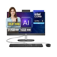 All In One HP ProOne 240 G10 Intel Ultra 5 125U 16GB RAM 512GB SSD 23.8" FHD FreeDOS