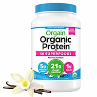 Proteina en Polvo Organica Vegana Orgain Vainilla 1.22 kg