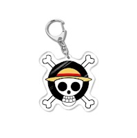 Llavero Acrilico One Piece Jolly Roger