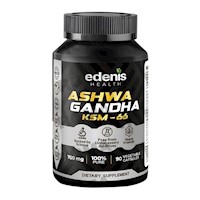 ASHWAGANDHA KSM-66 90 CÁPSULAS EDENIS HEALTH