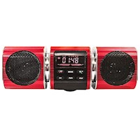 Parlante Bluetooth Metálico para Moto CAFINI MT-1210 Rojo
