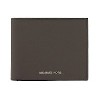 Billetera Bifold Hombre Michael Kors Slim - Marron Oscuro
