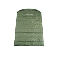 Saco de Dormir Doble Clima Frío Verde V1