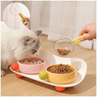 Cuchara Medidora Multiusos para Mascotas Perros y Gatos 2 en 1