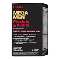 Gnc Mega Men Prostate & Virility 90 Comprimidos