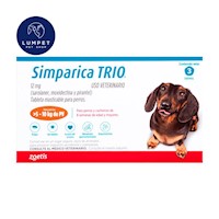 Simparica Trio Caramel 5 - 10 kg X3 Tabletas