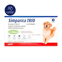 Simparica Trío 20 - 40 kg X3 Tabletas
