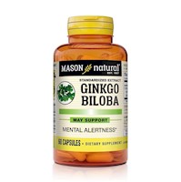 Ginkgo Biloba 60mg (60 Cápsulas) – Mason Natural